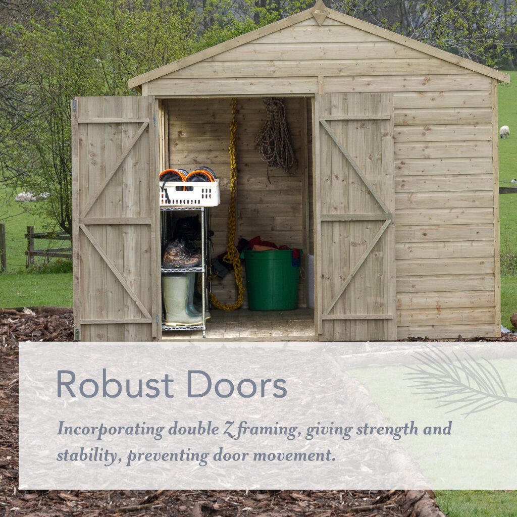 Forest Garden Beckwood 5×7 Apex Shed – 2 Windows 5013053201121 2